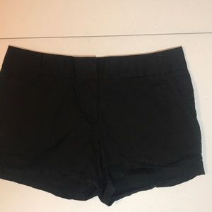J Crew black chino shorts